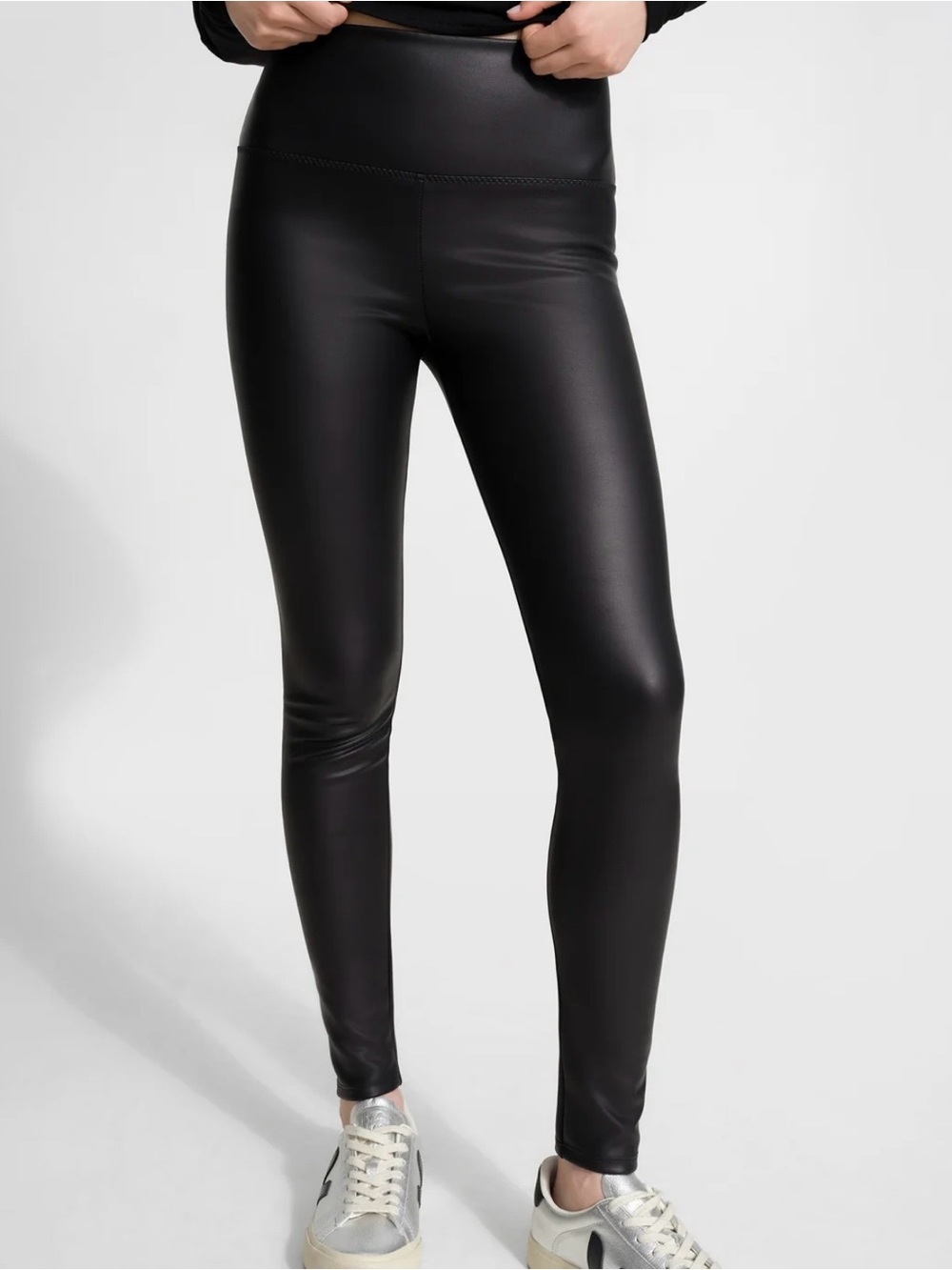Marcella Kaya Black Vegan leather Leggings. Medium. Brand new.